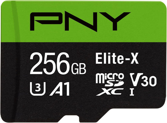 256GB Elite-X Microsdxc UHS-I Memory Card - 100Mb/S, U3, V30, A1, 4K, Full HD, Micro SD