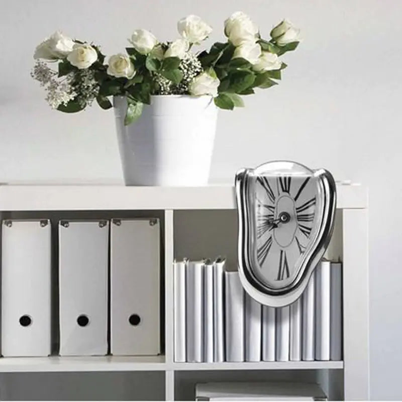 Novel Surreal Melting Distorted Wall Clocks