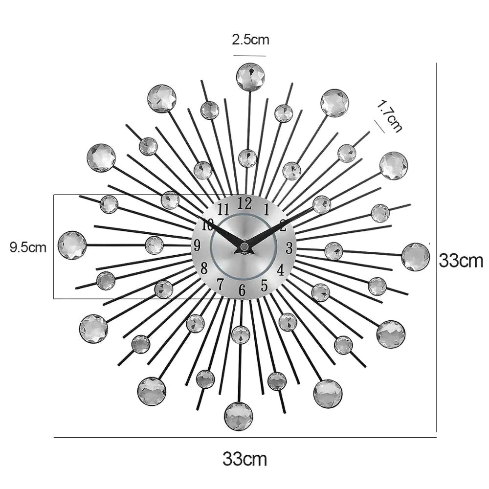 Sunburst Wall Clock