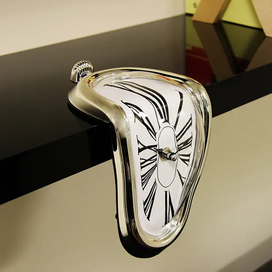 Novel Surreal Melting Distorted Wall Clocks